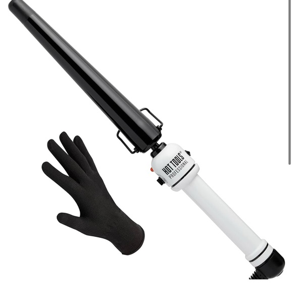 Hot Tooks Professional Nano Ceramic Extra Long Tapered Curling Iron, .74-1.25 in - Picture 2 of 2